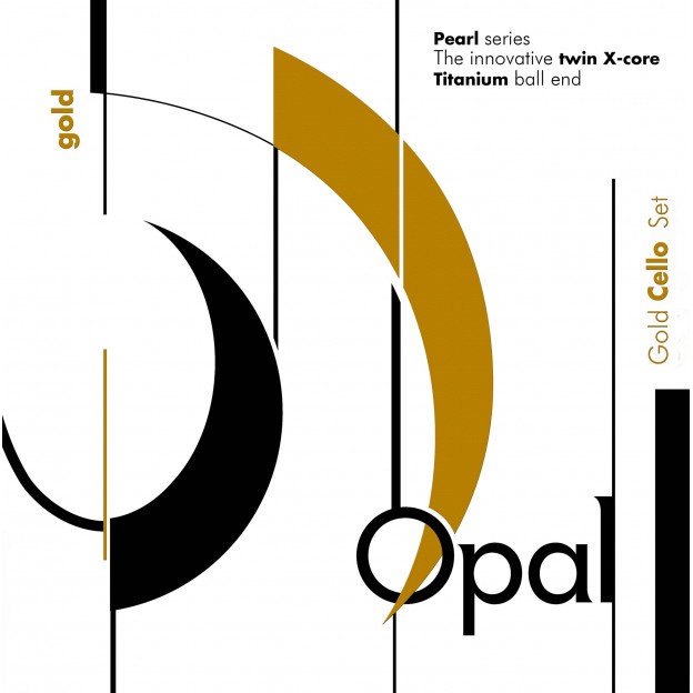 Jeu de cordes de violoncelle For-Tune Opal Gold 4/4 Medium
