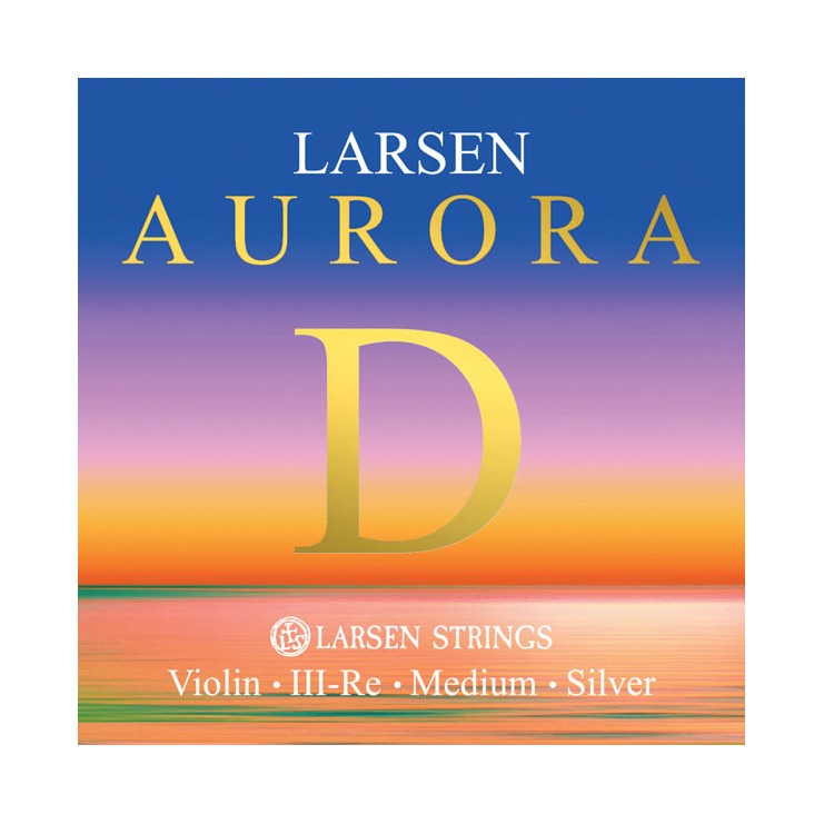 Corde de Violon Larsen Aurora 3e Ré argent Medium