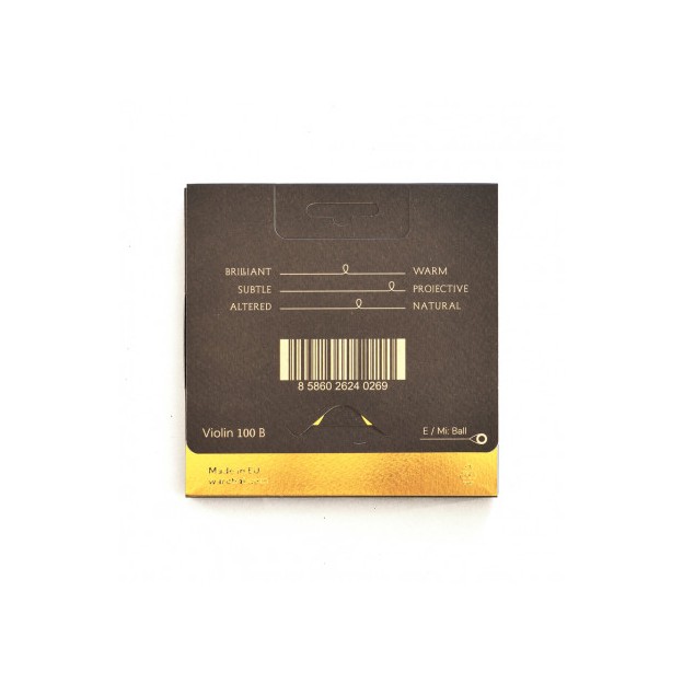 Warchal The Beast 100B Violin String Ball End 4/4 Medium