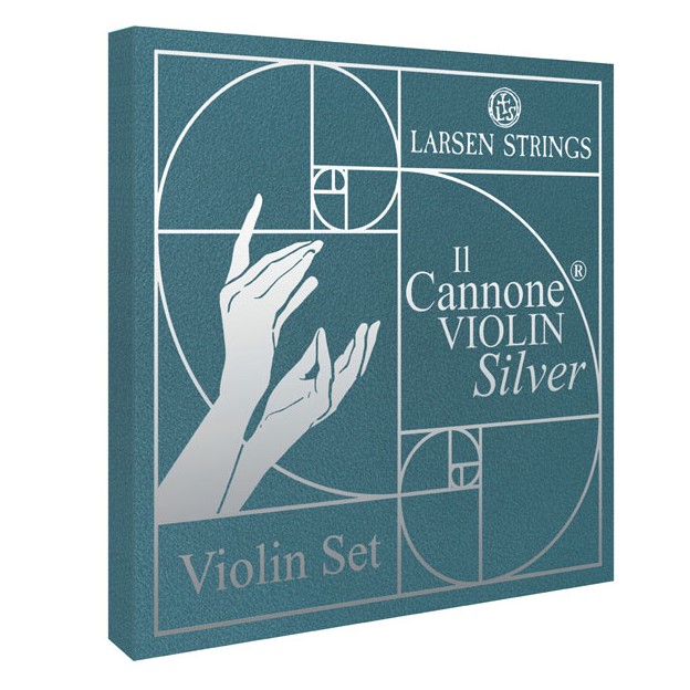Jeu de cordes de violon Larsen Il Cannone Silver 4/4 Medium