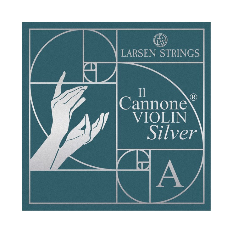 Corde de Violon Larsen Il Cannone Silver 2e La alumini 4/4 Medium