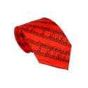 Corbata burdeos partitura