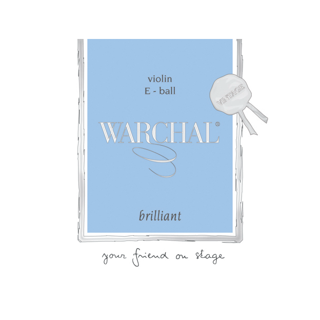 Jeu de cordes pour violon Warchal Brilliant Vintage 800B boule 4/4 Medium