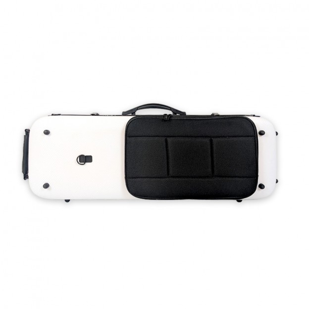 Artist Dynamic polycarbonate oblong viola case with sheet music pouch.
