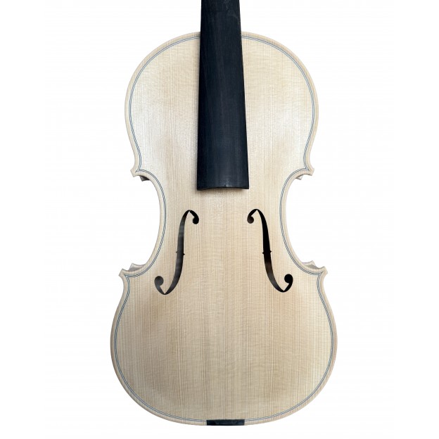 Violon Guarneri 1743 Il Cannone copie bois européens - Luthier line - En blanc