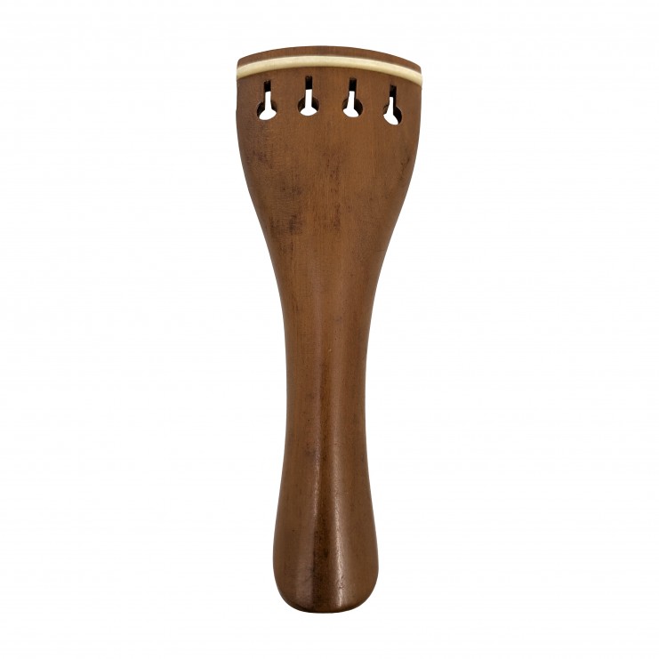 Boxwood violin tailpiece, Hill model white fret