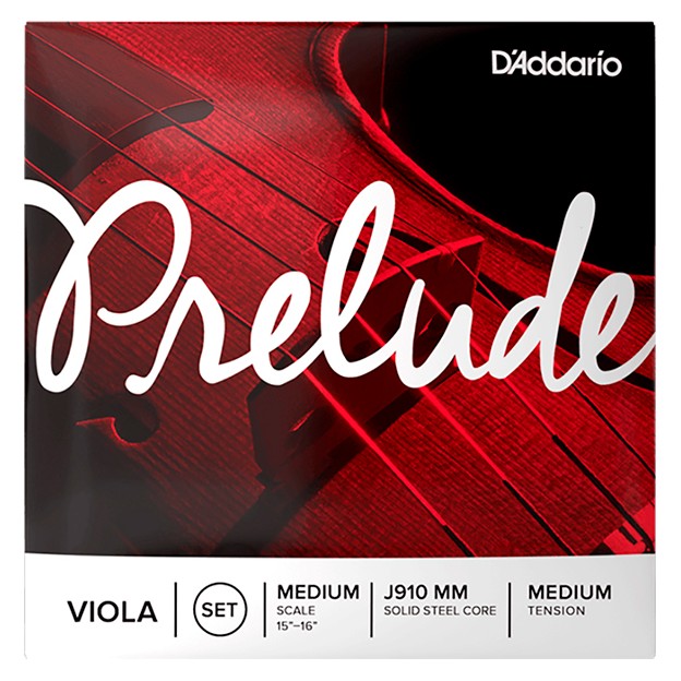 Jeu de cordes pour alto D'Addario Prelude Medium