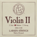 Corde de Violon Larsen 2e La chrome/acier sur crema Medium