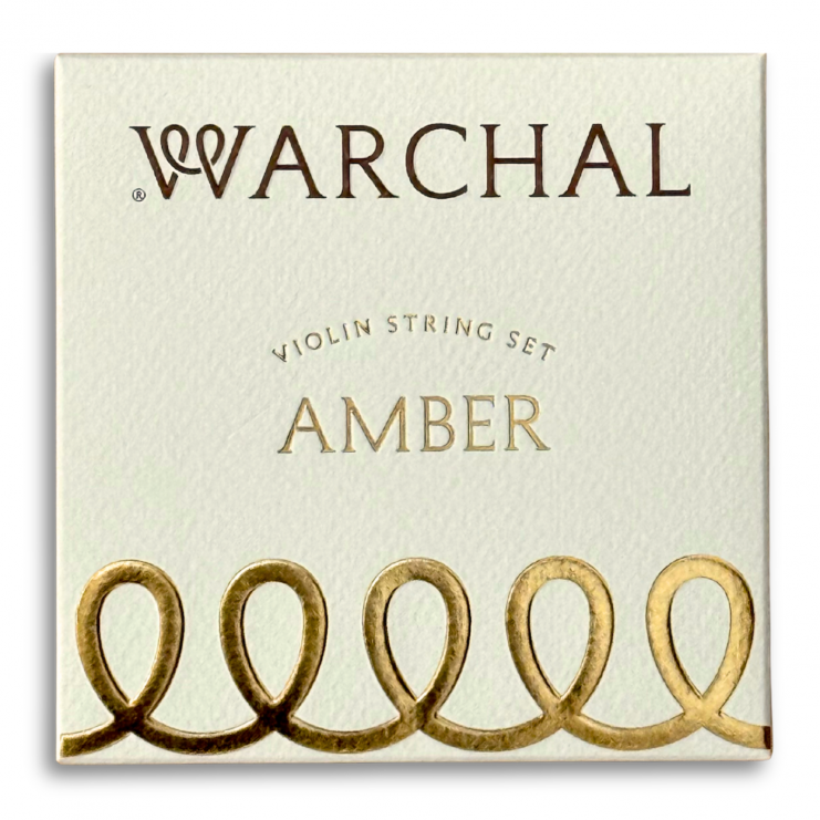 Warchal Amber E violin string, Ball Medium