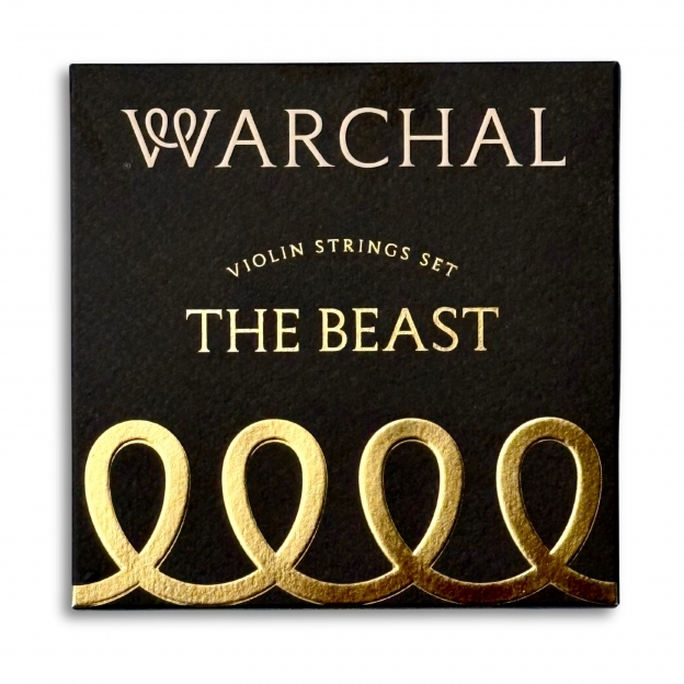 Jeu de cordes de violon Warchal The Beast 100B boule 4/4 Medium