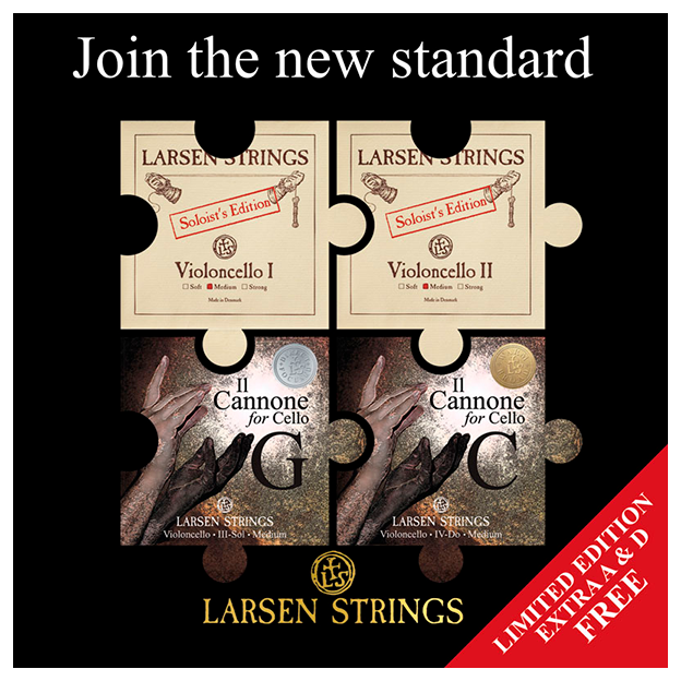 LS-2. Corda cello Larsen combo promocional (A+D Soloist & G+C Il Cannone)