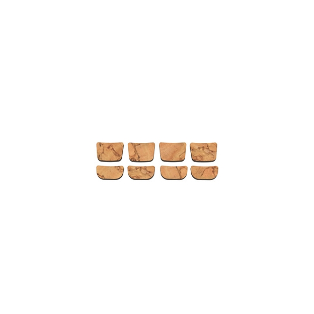 Pièce de rechange de corcho pour Mentonnière pour Violon/Alto Pirastro KorfkerSpring (jeu 2x4 unitades)