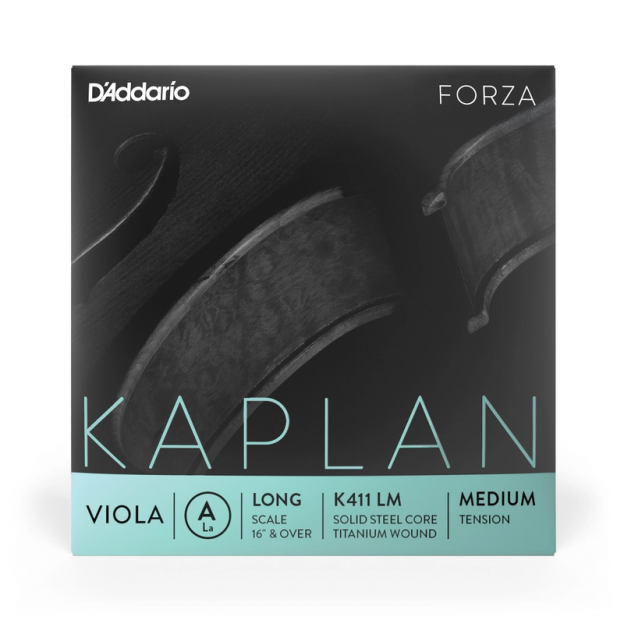 Corda viola D'Addario Kaplan Forza K411LM 1ª La Long Medium +16"