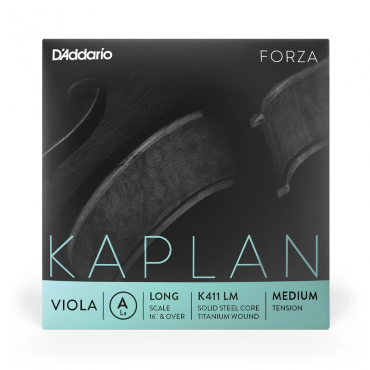 Corda viola D'Addario Kaplan Forza K411LM 1ª La Long Medium +16"