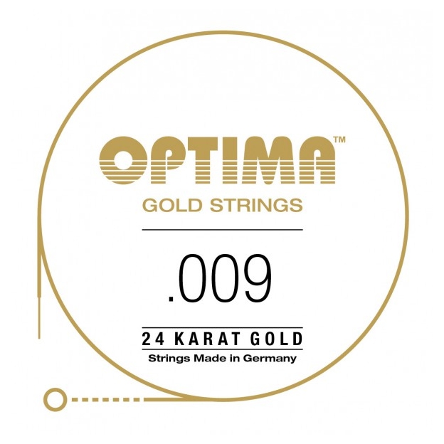 Optima 24K Gold Strings electric guitar string 009