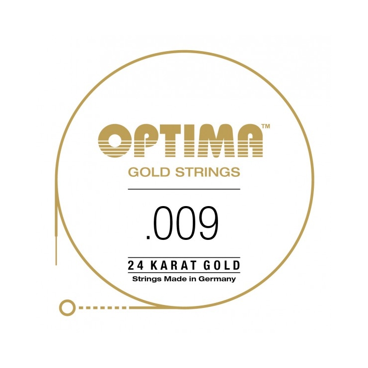 Optima 24K Gold Strings electric guitar string 009