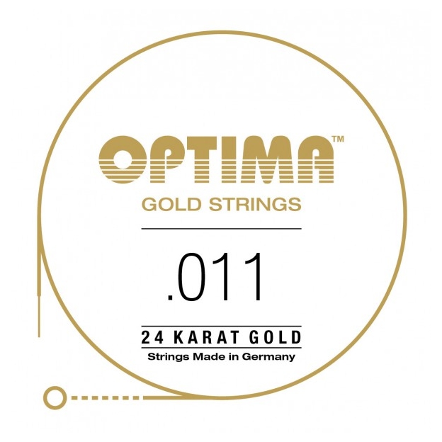 Optima 24K Gold Strings electric guitar string 011
