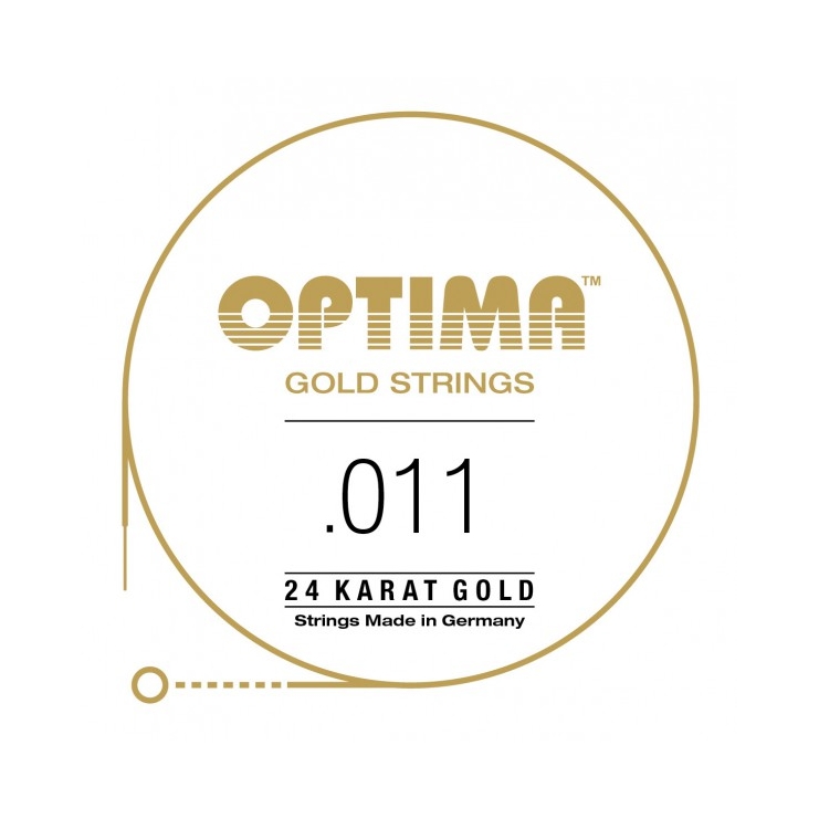 Optima 24K Gold Strings electric guitar string 011