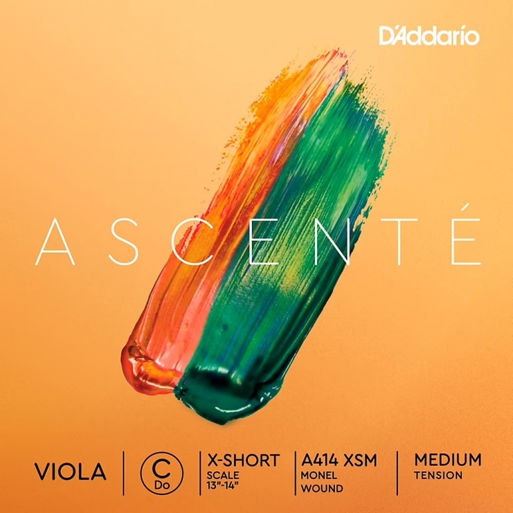 Corda viola D'Addario Ascenté A414XSM 4ª Do 13"-14" Extra Short