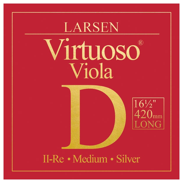 Corda viola Larsen Virtuoso 2ª Re Medium Extra long