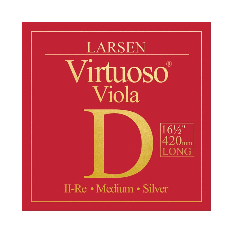 Corda viola Larsen Virtuoso 2ª Re Medium Extra long