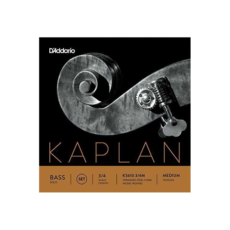 D'Addario Kaplan Solo Double Bass String Set 3/4 KS610