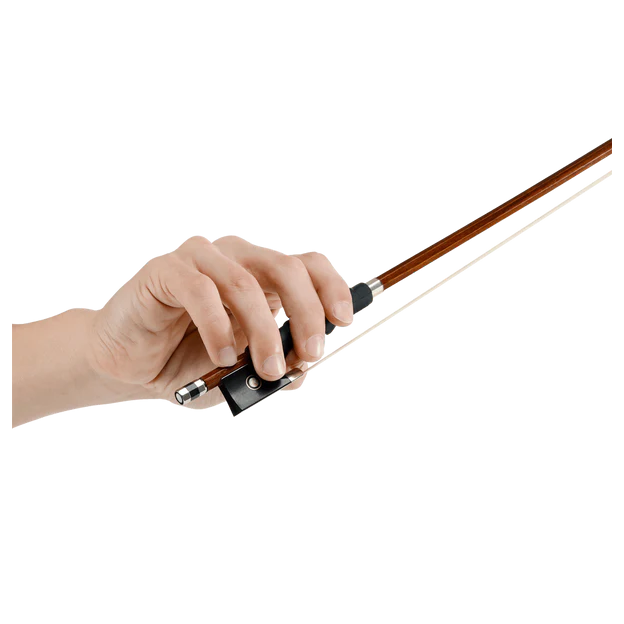 D'Addario Bowmaster finger position trainer for violin/viola bow 1/2–1/4 medium