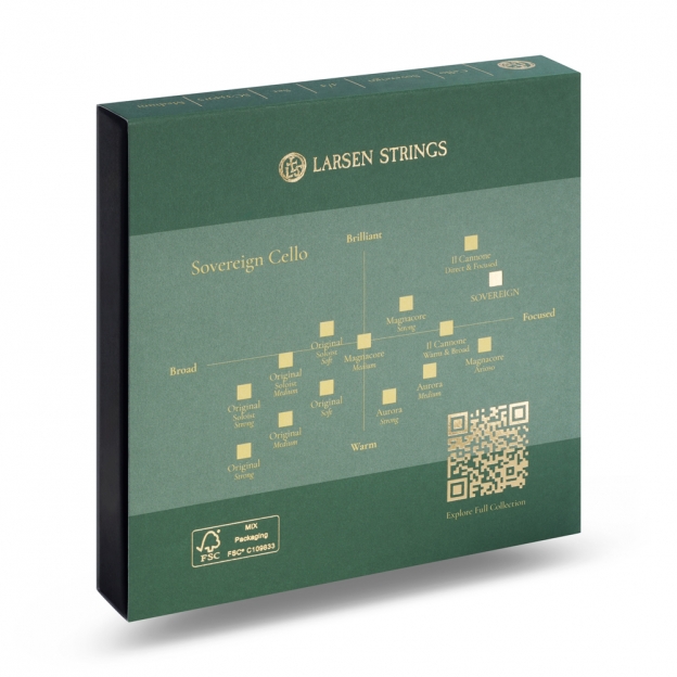 Larsen Sovereign Cello String Set Medium