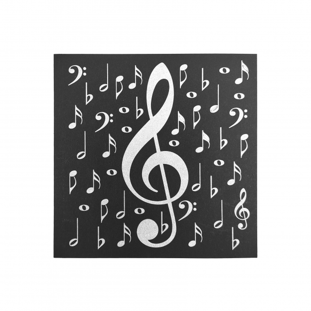 Black Notes & Silver Clef Journal
