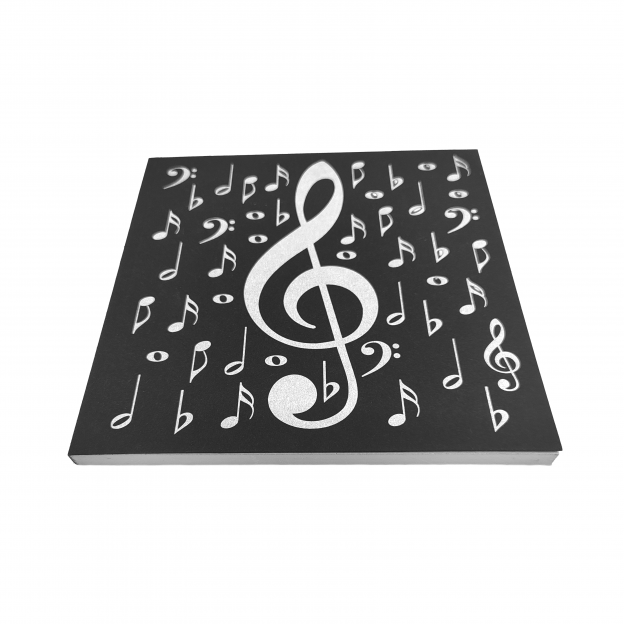 Black Notes & Silver Clef Journal