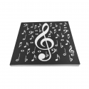 Black Notes & Silver Clef Journal