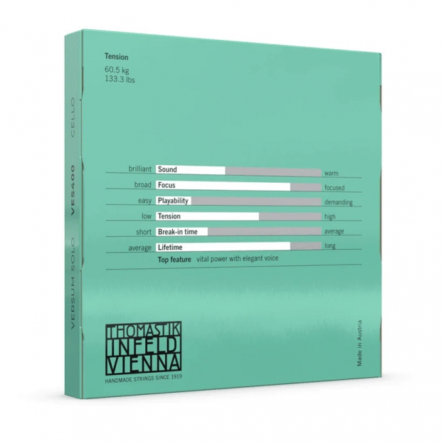 Thomastik Versum Solo cello string set Medium