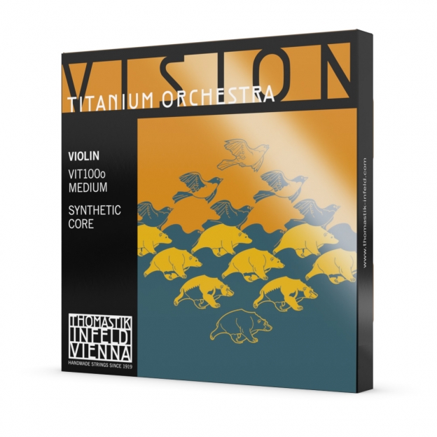 Thomastik Vision Titanium Orchestra violin string set