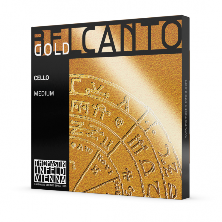 Cuerda de cello Thomastik Belcanto Gold 2ª Re Medium