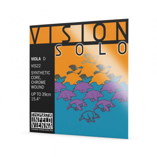 Cuerda de viola Thomastik Vision Solo 2ª Re cromo