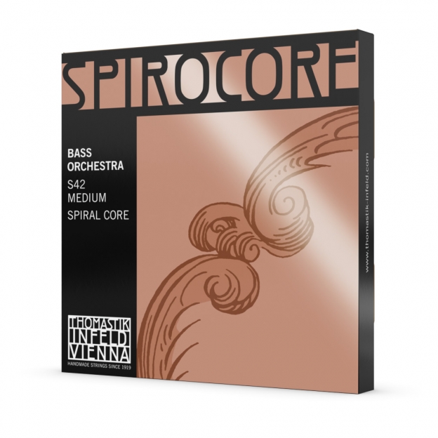 Thomastik Spirocore Orchestra bass string set Medium