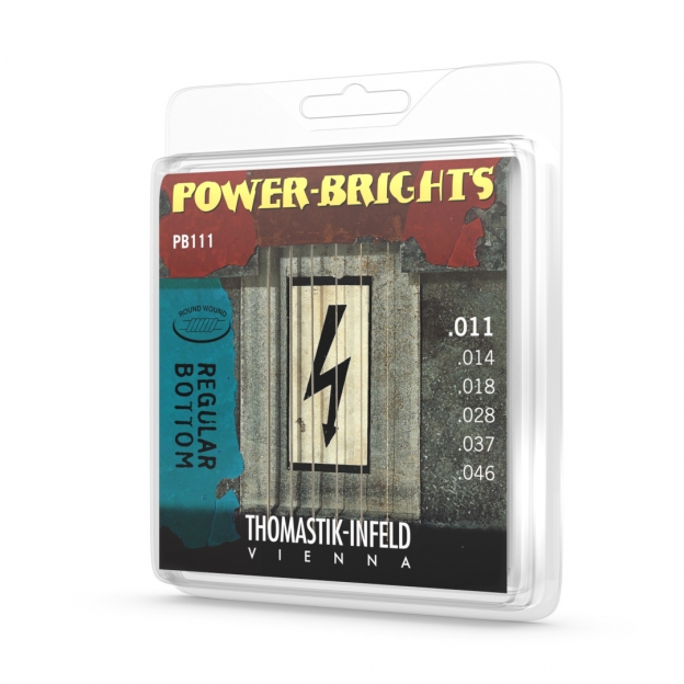 Thomastik Power-brights electric guitar string set Medium PB111