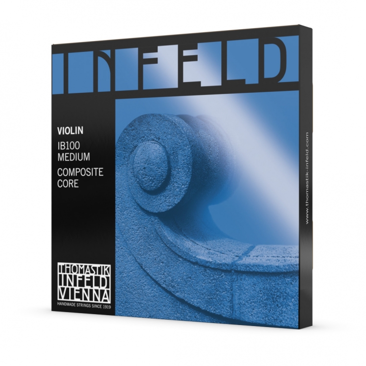 Juego de cuerdas de violín Thomastik Infeld azul Bola Medium