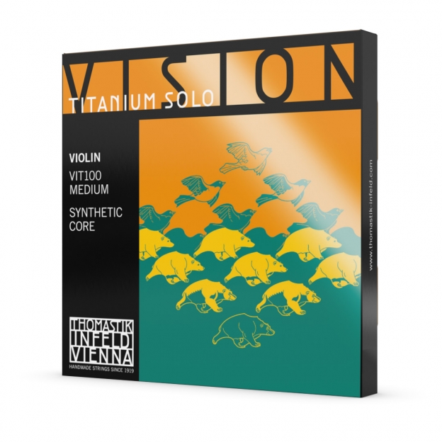 Juego de cuerdas de viol&iacute;n Thomastik Vision Titanium Solo