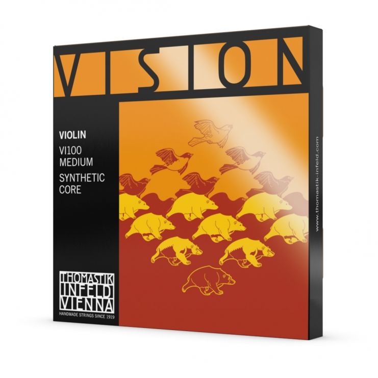 Juego de cuerdas de violín Thomastik Vision Medium