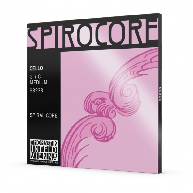 Cuerda cello Thomastik Spirocore S3233 combo C+ G tungsteno Medium