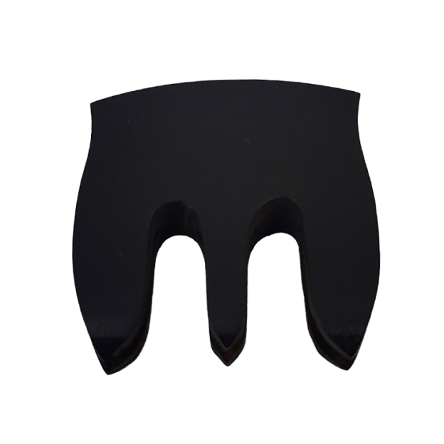 Sordina violín Wooden flat ébano plana