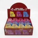 Lot de 24 taille-crayons piano à queue à motif musical enfantin