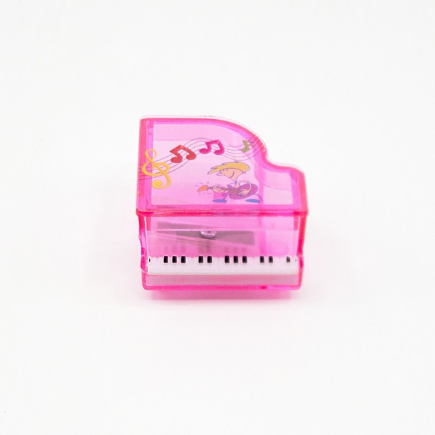 Lot de 24 taille-crayons piano à queue à motif musical enfantin