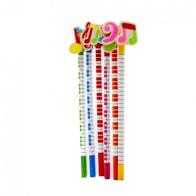 6 children's pencils