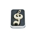 Gold Treble clef bottle opener