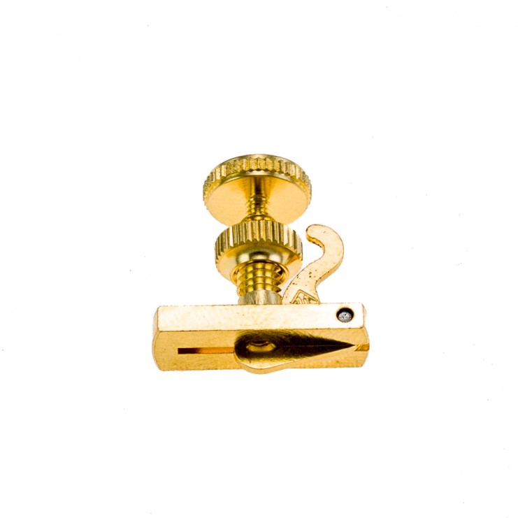 Wittner string adjuster for violin 4/4-3/4 loop end gilded