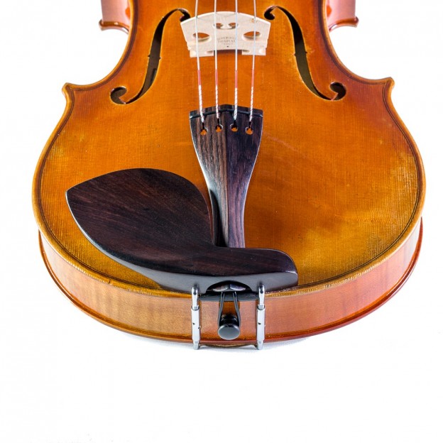 Guarneri viola side over tailpiece chinrest, rosewood