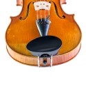 Flesh-Flat viola center chinrest, ebony