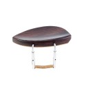 Extra-Flat viola side chinrest, rosewood